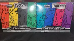 Pokemon Center Evolving Skies Elite Trainer Box (ETB) Sealed Set of 2 - Image 1