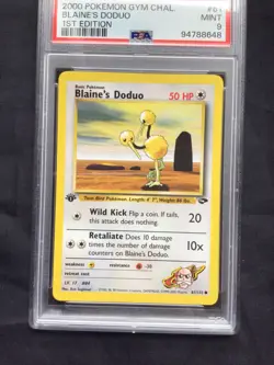 Pokemon: Gym Challenge 1st Edition Common: Blaine's Doduo 61/132 PSA 9 - Image 2