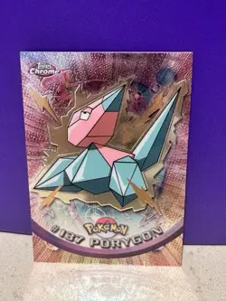 PORYGON #137 TOPPS CHROME POKEMON SPECTRA-CHROME HOLO FOIL - Image 1