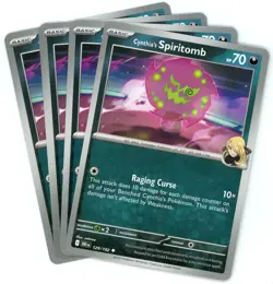 x4 Cynthia's Spiritomb - 129/182 - Destined Rivals - NM/M - Pokemon - English - Image 1