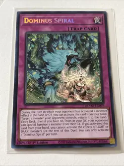 Yugioh! Dominus Spiral - DOOD-EN079 - Secret Rare - 1st Edition Near Mint, Engli - Image 1