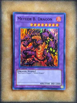 Yugioh Meteor B. Dragon PRC1-EN004 Super Rare 1st Ed NM - Image 1