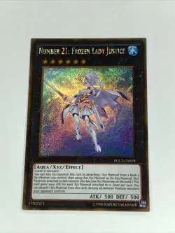 Yu Gi Oh Number 21: Frozen Lady Justice (PGL2-EN018) 1st edition (NM) - Image 1