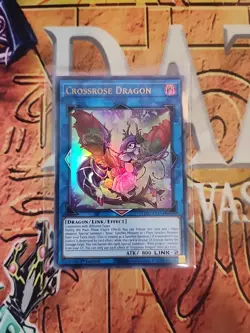 CROSSROSE DRAGON LDS2-EN114 Ultra Rare Gold 1st Ed NM Yugioh - Image 1