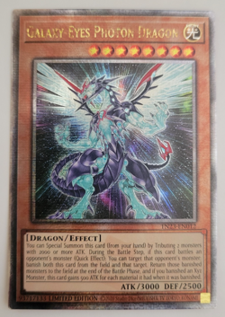 Yu-Gi-Oh Galaxy-Eyes Photon Dragon Quater Century Secret Rare TN23-EN012 Nm - Image 1