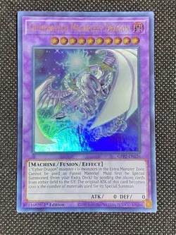 YuGiOh! - Chimeratech Megafleet Dragon GFP2-EN126 Ultra Rare 1st Edition NM - Image 1