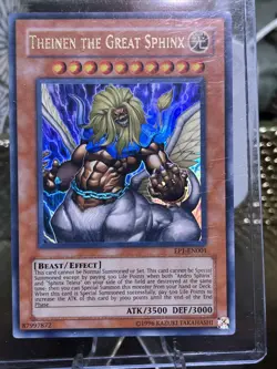Yu-Gi-Oh! - Theinen The Great Sphinx - 1996 - EP1-EN001 - Holo Rare - Image 1