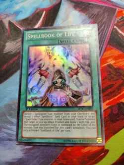 *** SPELLBOOK OF LIFE *** 1ST EDITION SUPER RARE REDU-EN059 YUGIOH! - Image 1