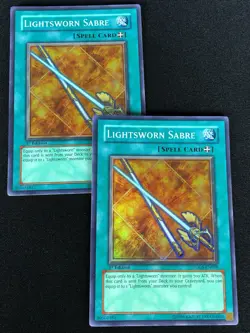 YUGIOH LIGHTSWORN SABRE TDGS-EN059 1ST SUPER X2 (LP) - Image 1