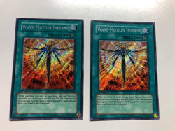 USA Seller Yugioh 2 X Wave-Motion Inferno TSHD-EN088 Secret Rare 1st Ed NM - Image 1