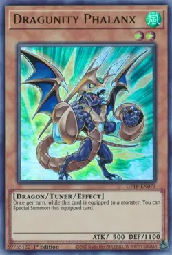 Dragunity Phalanx - GFTP-EN073 - Ultra Rare - 1st Edition - Lightly Played - Image 1
