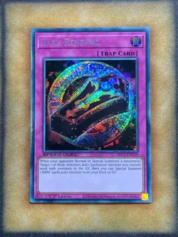 Yugioh Dark Renewal SBC1-ENG19 Speed Duel Secret Rare 1st Ed NM - Image 1