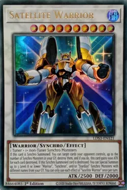 LDS3-EN121 SATELLITE WARRIOR ULTRA RARE 1ST EDITION YuGiOh CARD - Image 1