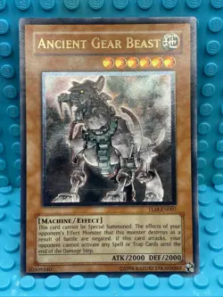 Yugioh! Ancient Hear Beast TLM-EN007 Ultimate Rare MP - Image 1