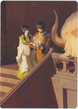 Mai and Zuko Art Card [Avatar: The Last Airbender] MTG - Image 1