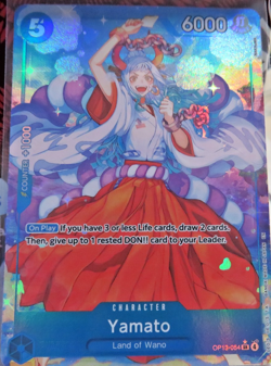 Yamato (Alternate Art) OP13-054 English SR Carrying On His Will One Piece Card - Image 1