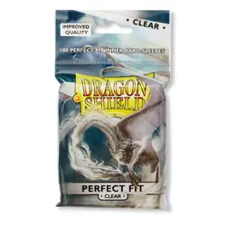 Dragon Shield Perfect Fit Card Sleeves - Clear (100 Count) - Image 1