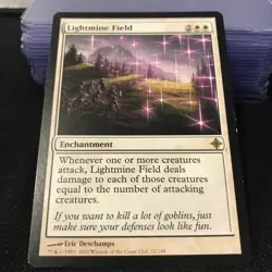 Lightmine Field Rise of the Eldrazi LP White Rare MAGIC MTG CARD - Image 1