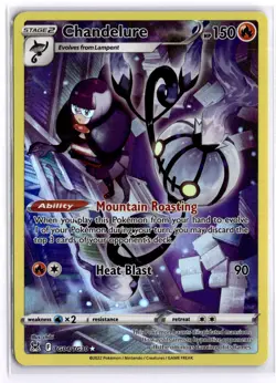 Chandelure Full Art TG04/TG30 ULTRA RARE - Lost Origin - Pokemon TCG Card - NM/M - Image 1
