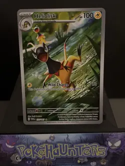 Pokemon Card Heliolisk 177/167 Illustration Rare Twilight Masquerade Near Mint - Image 1