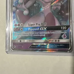 Mewtwo GX Holo Ultra Rare Card Hidden Fates 31/68 Pokemon TCG - Image 2