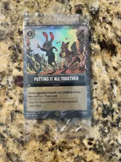 Zootopia 2 “Putting It All Together” Disney Lorcana Promo Trading Card SEALED - Image 1