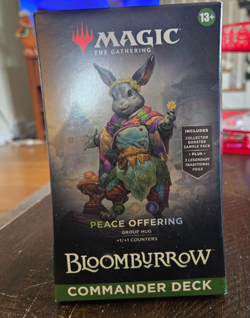 NEW MTG Magic the Gathering Cards "Bloomburrow" Commander Deck - Peace Offering - Image 1