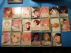 Weiss Schwarz English Rent A Girlfriend Lot Of 20 Cards WS-247 - Image 1