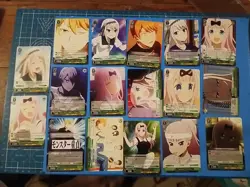 Weiss Schwarz English Shuchiin Love Is War Lot Of 17 Cards WS-293 - Image 1