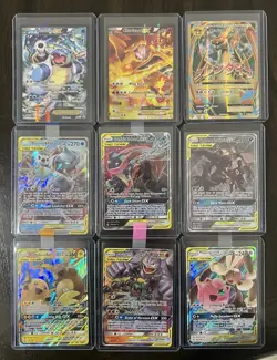 Pokemon Card Lot Of 9 Cards Charizard EX & Tag Teams - Image 1