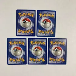 5x Pokemon TCG Vulpix 68/102 base set cards - Image 2
