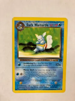 Pokemon TCG Dark Wartortle 46/82 Team Rocket card - Image 1