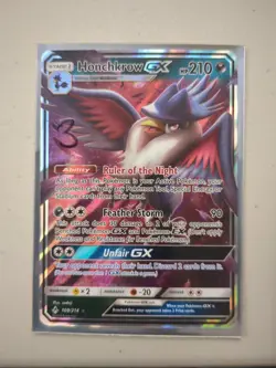 Honchkrow GX - 109/214 - Ultra Rare Unbroken Bonds Set - Pokemon Card - NM - Image 1