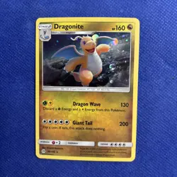Dragonite Cosmos Holo Rare 96/149 - Sun & Moon Base Pokemon Card - NM - Image 1