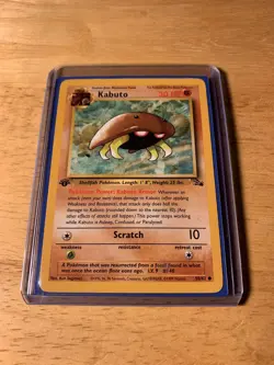 KABUTO - 50/62 - 1st Edition Fossil - Common - Pokemon Card - NM - Image 1