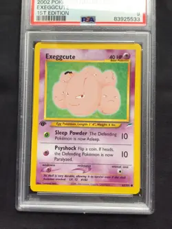 Pokemon Cards: 1st Edition Neo Destiny Common: Exeggcute 64/105: PSA 9 - Image 2