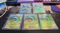 5 Cards - Pokemon MEW - X3 003/165 venusaur EX / X2 Blastoise EX 009/165 #01 - Image 3