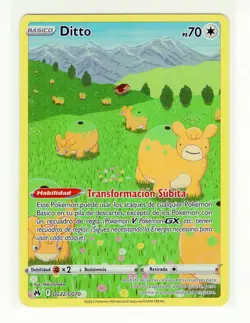 1x ~ESP~ SPANISH Ditto GG22 Crown Zenith Pokemon Card (z1) - Image 1