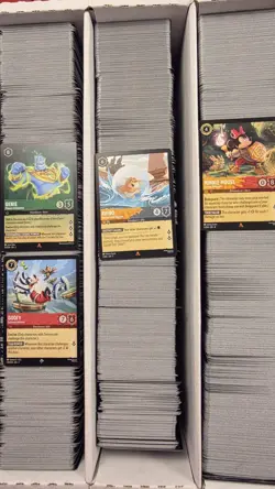 Disney Lorcana Bulk RARE & SUPER RARE ONLY lot - 100 Cards - Sets 1-10 - Image 1
