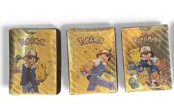 3 packs of Pokemon new sealed Gold Foil-55 cards in each pack - Image 1
