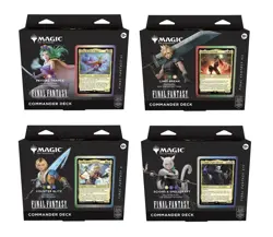 #01 - Set of 4- Commander Decks FINAL FANTASY FIN MTG - Image 1