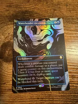 MTG Magic The Gathering Avatar Waterbender Ascension Showcase Borderless Foil! - Image 1