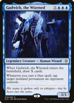 Gadwick, the Wizened NM #48 Throne of Eldraine MTG - Image 1
