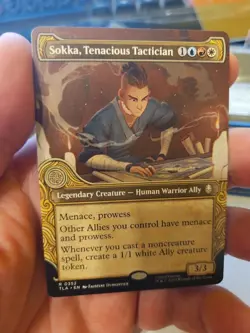 MTG - Avatar: The Last Airbender - Sokka, Tenacious Tactician - Showcase - NM NF - Image 1