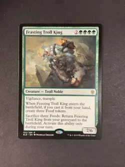 Feasting Troll King - Throne of Eldraine - Magic the Gathering - MTG - Image 1
