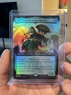 Toph, Earthbending Master (Extended Art Foil) Mythic MTG Avatar Eternal - Image 1