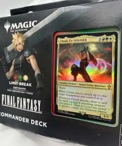 FINAL FANTASY Limit Break Commander Deck Brand New Slightly Dented Box Magic MTG - Image 1