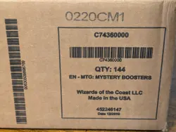 MTG Sealed Mystery Booster Retail Edition 2019 Booster Box Case - Image 1