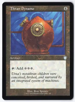 Thran Dynamo (Retro Frame) U Commander: The Brothers' War 168 NM - Image 1