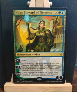 Nissa, Steward of Elements - Amonkhet - Mythic - NM (see pics) - MTG - Image 1
